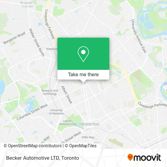Becker Automotive LTD map