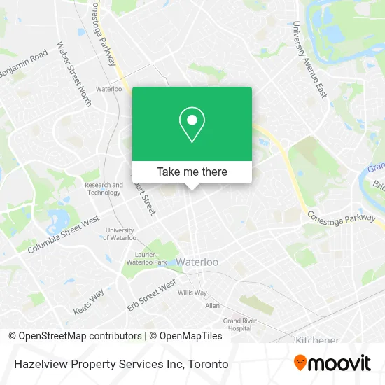 Hazelview Property Services Inc map