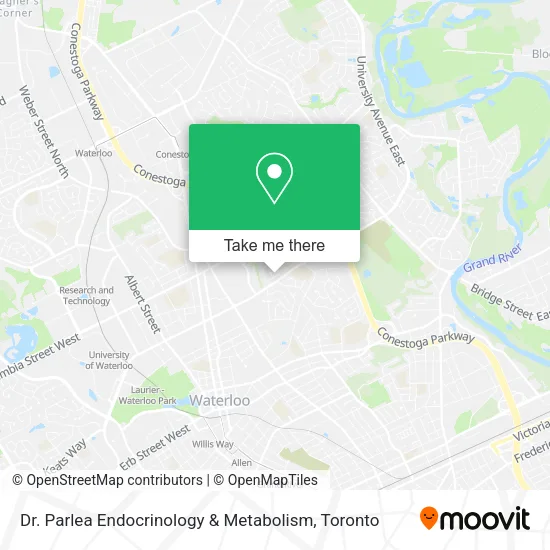 Dr. Parlea Endocrinology & Metabolism map