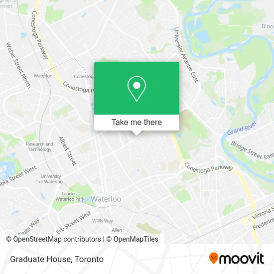 Graduate House map