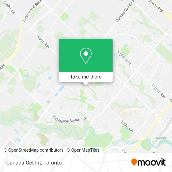 Canada Get Fit map