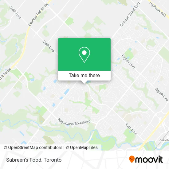 Sabreen's Food map