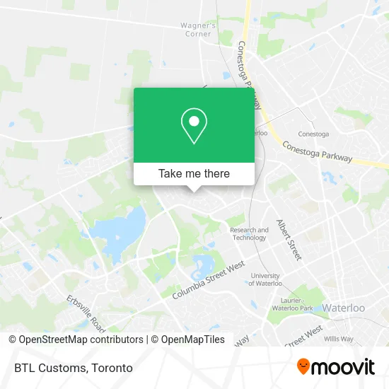 BTL Customs map