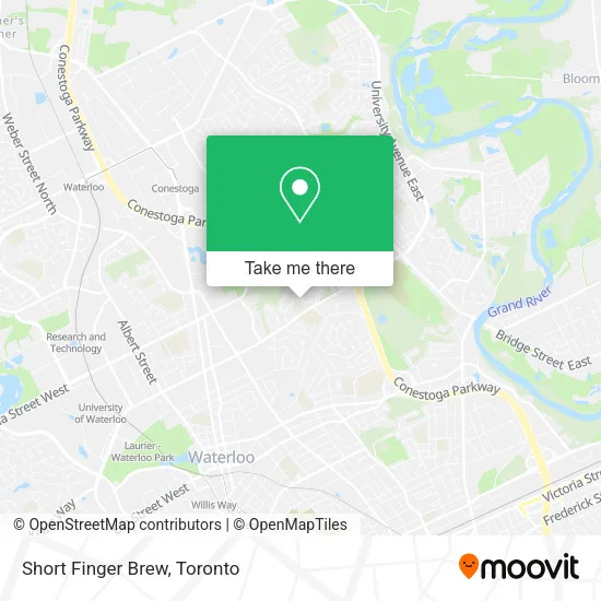 Short Finger Brew map