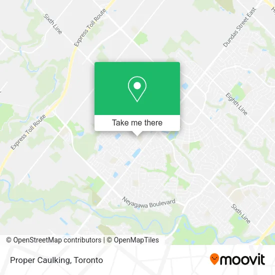 Proper Caulking map