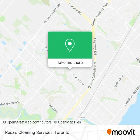 Resa's Cleaning Services map