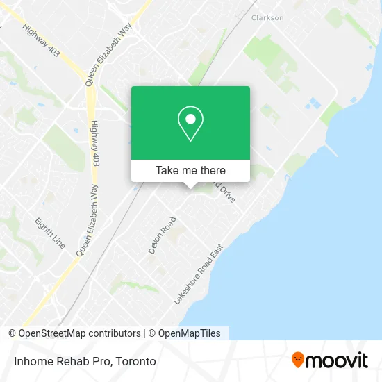 Inhome Rehab Pro map