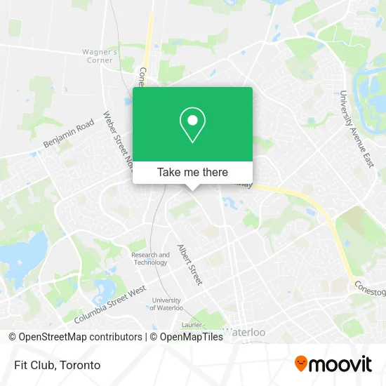 Fit Club map