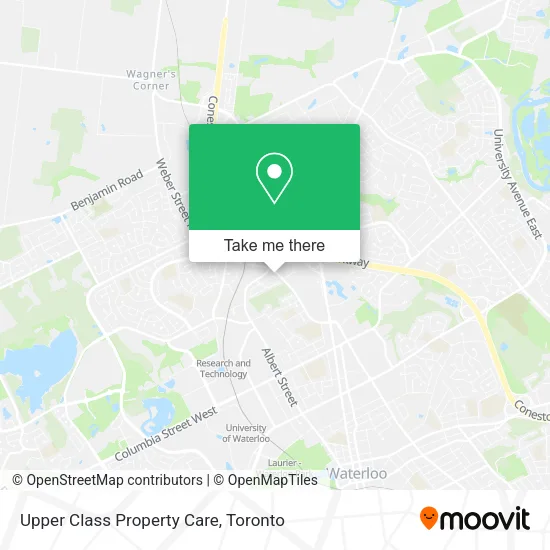 Upper Class Property Care map
