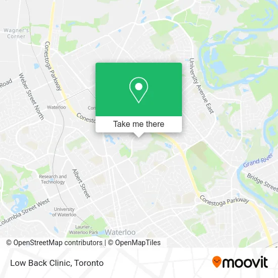Low Back Clinic map