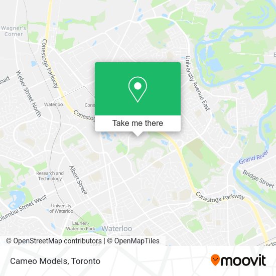 Cameo Models map
