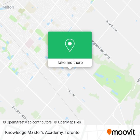 Knowledge Master's Academy map