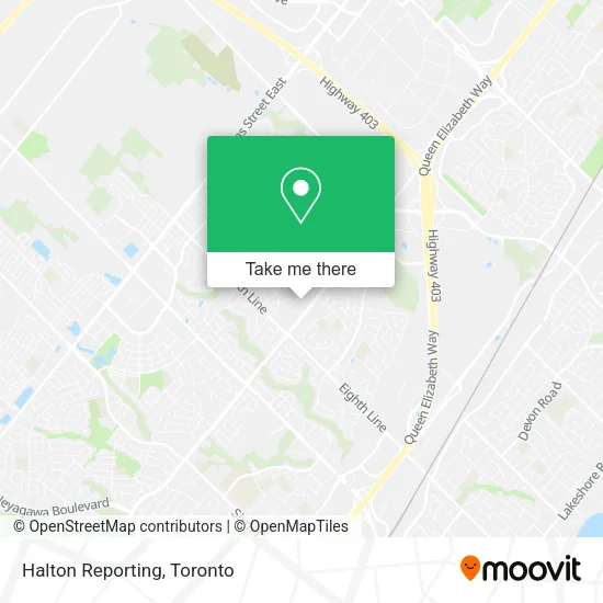 Halton Reporting map