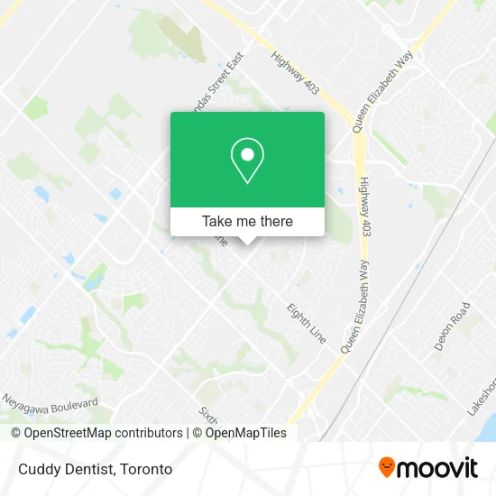 Cuddy Dentist map