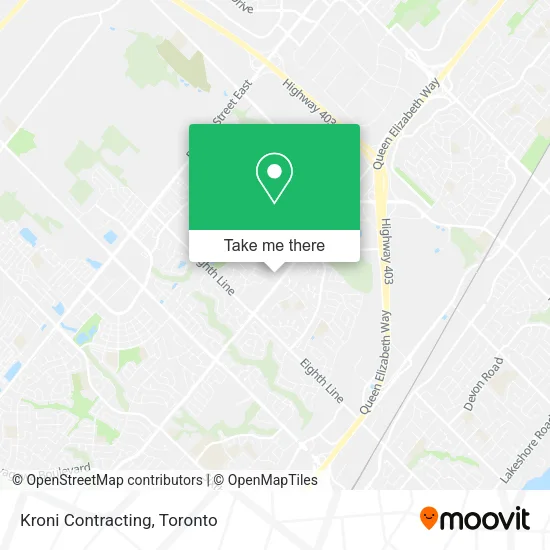 Kroni Contracting map