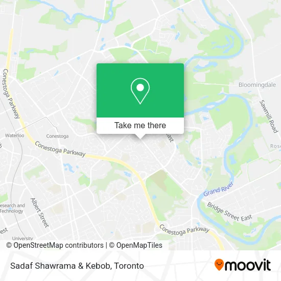 Sadaf Shawrama & Kebob map