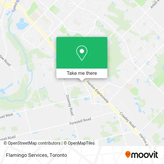Flamingo Services map