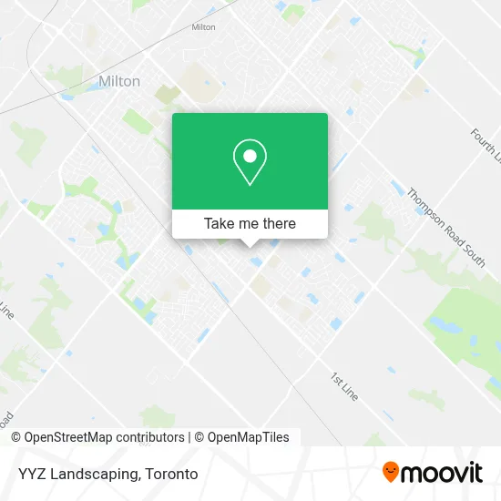 YYZ Landscaping map