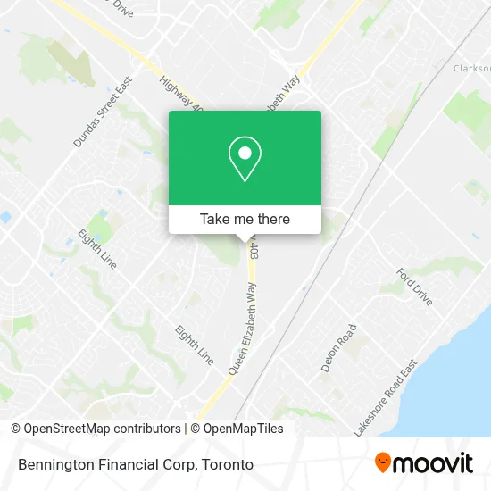 Bennington Financial Corp map