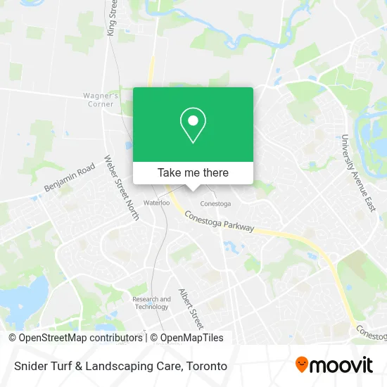 Snider Turf & Landscaping Care map