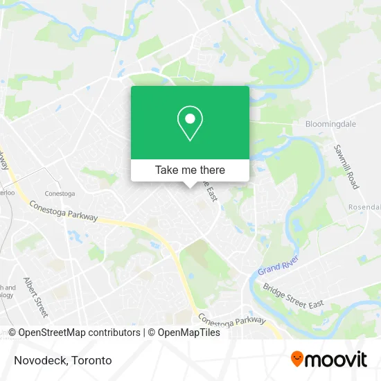 Novodeck map