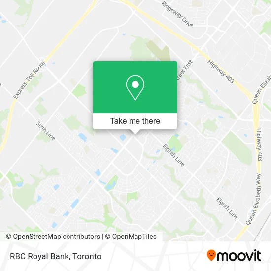 RBC Royal Bank map