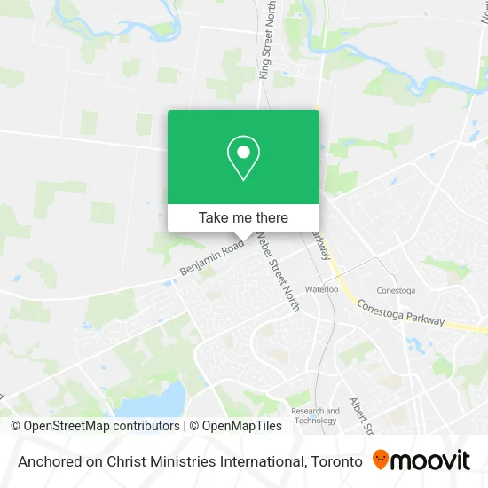 Anchored on Christ Ministries International map