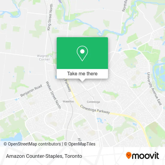 Amazon Counter-Staples map