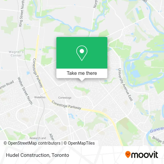 Hudel Construction map