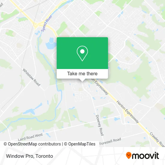 Window Pro map