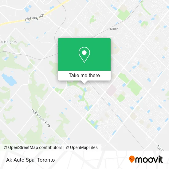 Ak Auto Spa map