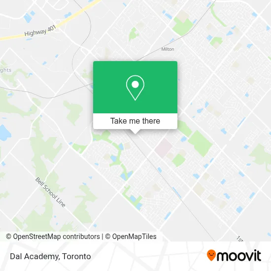Dal Academy map
