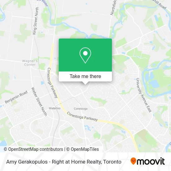 Amy Gerakopulos - Right at Home Realty map