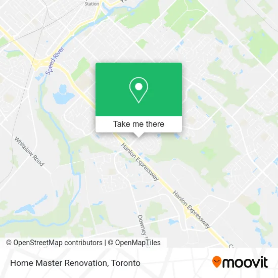 Home Master Renovation map