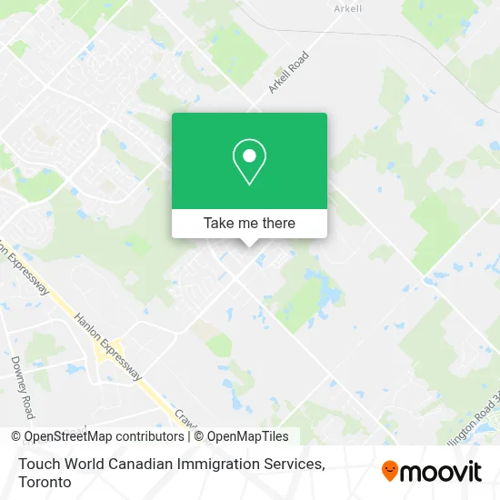 Touch World Canadian Immigration Services map