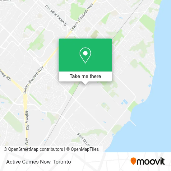 Active Games Now map