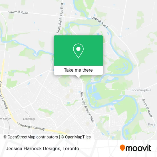 Jessica Harnock Designs map