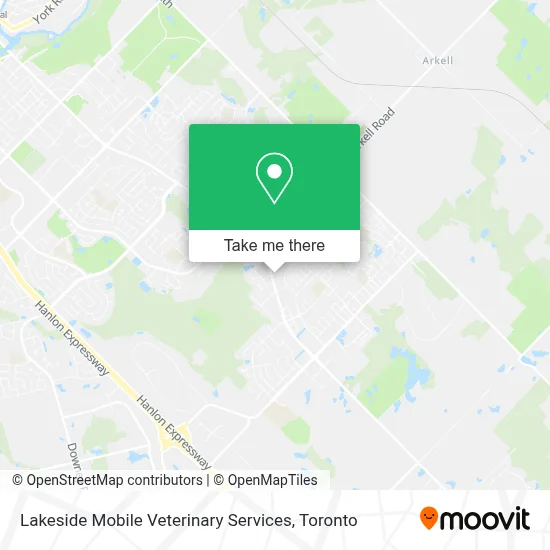 Lakeside Mobile Veterinary Services map