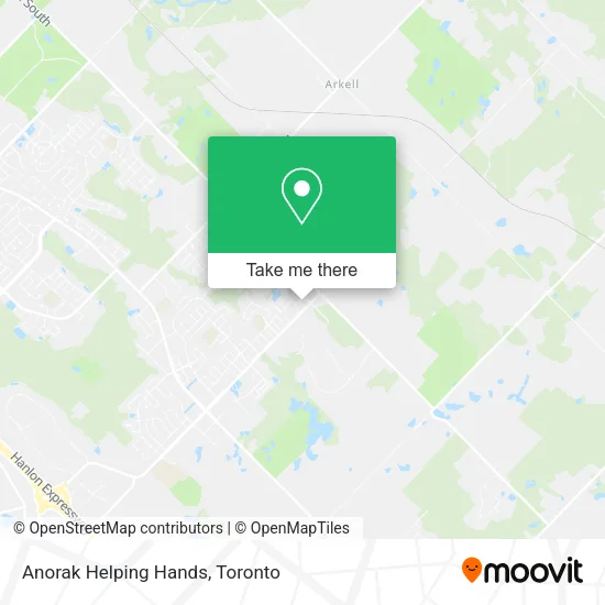 Anorak Helping Hands map