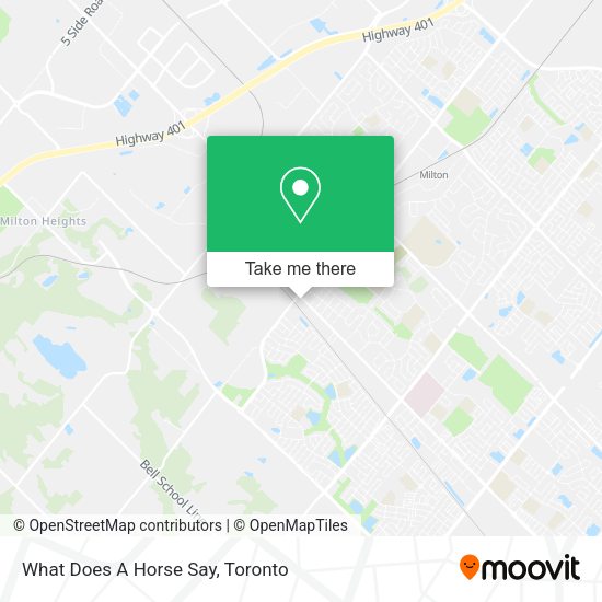 What Does A Horse Say map