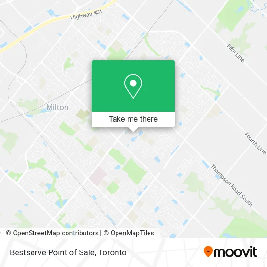 Bestserve Point of Sale map