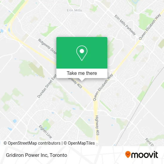 Gridiron Power Inc map