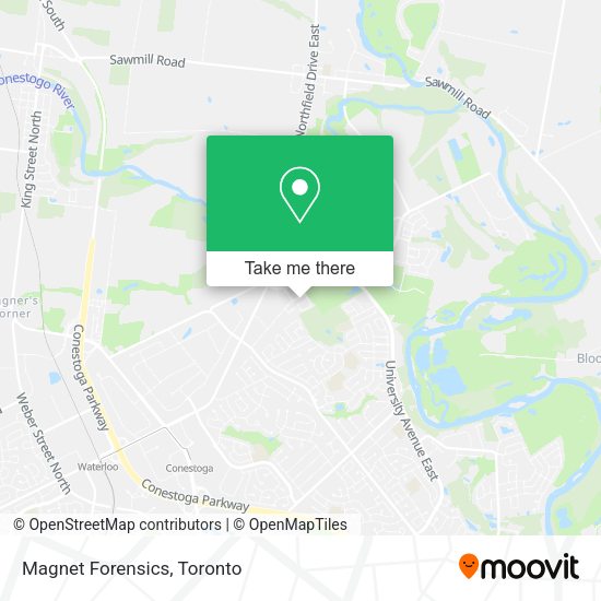 Magnet Forensics map
