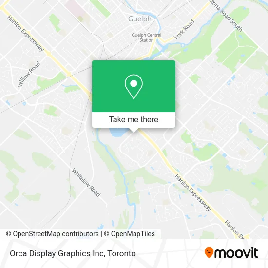 Orca Display Graphics Inc map