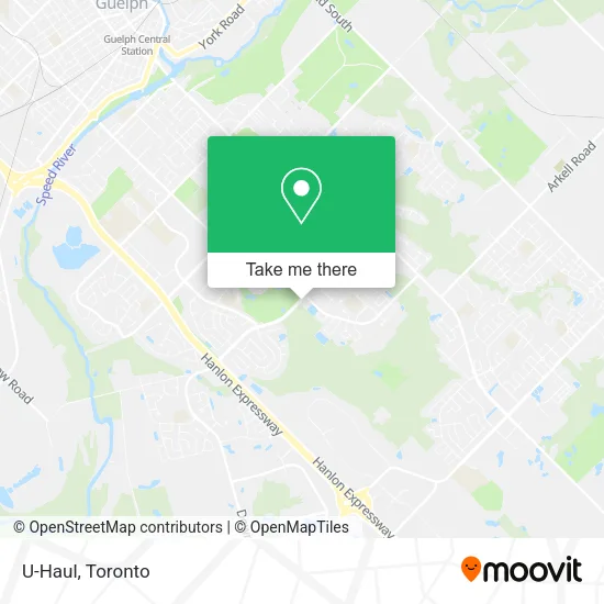 U-Haul map