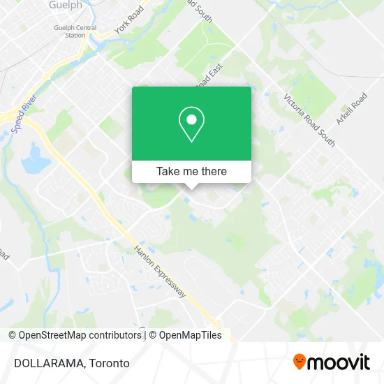 DOLLARAMA map