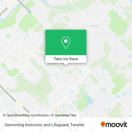 Swimming Instructor and Lifeguard map