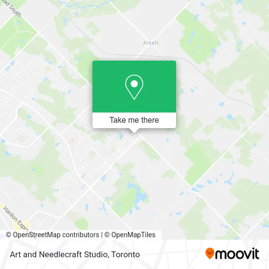Art and Needlecraft Studio map