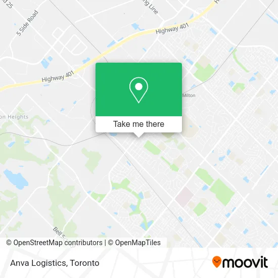 Anva Logistics map