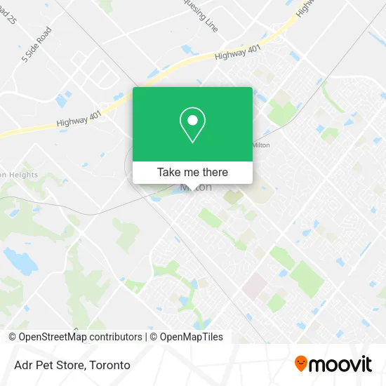 Adr Pet Store map